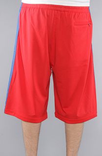 Crooks and Castles The Cross Court Basketball Shorts in True Red