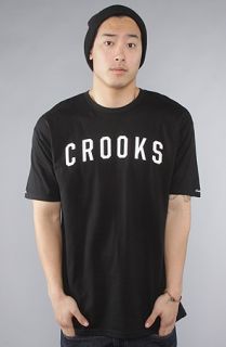 Crooks and Castles The Barbedwire Medusa Tee in Black