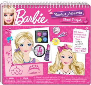 Fashion Angels Barbie Beauty And Accessories Sketch Portfolio