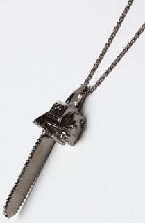 Han Cholo The Chainsaw Pendant in Brass Plated Gun Metal  Karmaloop