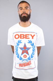Obey The Classic Crest Basic Tee in White