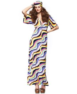 Fashion Star NBC Kimono Sleeve Geoprint Maxi Caftan Dress  Nikki