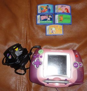 System Pink and Purple with Junie B Jones Game Cartridges Finding Nemo