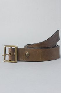 Brixton The Truss Belt in Brown Concrete