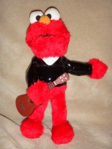 Fisher Price Sesame Street Plush Doll Elmo with Guitar 10