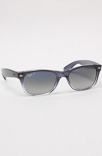 Ray Ban The New Wayfarer Sunglasses in Blue Faded Transparent