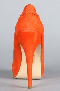 DV by Dolce Vita The Bridgette Shoe in Orange Red Suede  Karmaloop