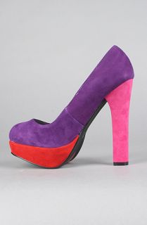 Sole Boutique The Luv Lee Shoe in Purple Combo