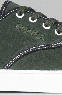 Emerica The Laced Sneaker in Dark Green