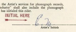 Ethel Merman Vintage 1965 Original Signed William Morris REPRESENT