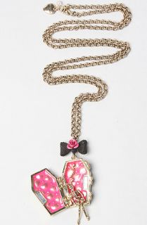 Betsey Johnson The Creepy Critter Boost Coffin Necklace  Karmaloop