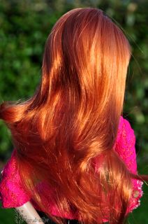 Red Fire Wig for Sybarite Avant Guard Numina Dolls