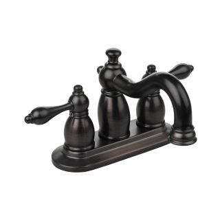 oil rubbed bronze bathroom faucet centerset