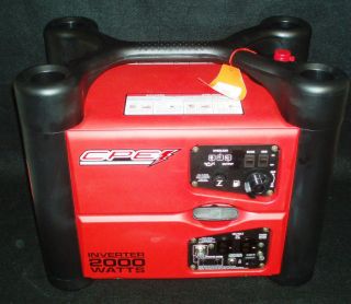 CPE Power Sports Generator Inverter 2000 Watt 120 Volt Three Outlets