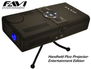 FAVI Mini LED Pico Handheld Pocket Projector w SD USB