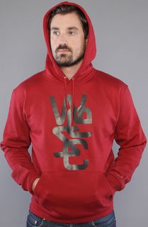 WeSC The Overlay Hoody in Rio Red Concrete