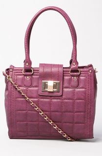 Melie Bianco The Kate Bag in Plum Concrete