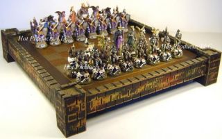 skeleton fantasy dragon chess set w 17 castle board shipping included