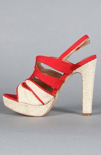 Sole Boutique The Lacy XLIII Shoe in Red