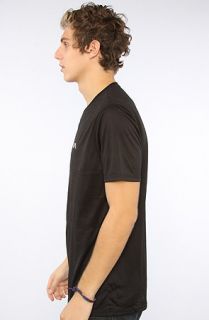 RVCA The Arid VNeck Tee in Black Concrete