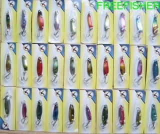 30 Spinner Super New Fishing Lure Pike Salmon Bass T1