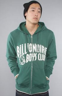 Billionaire Boys Club The Astronaut Full Zip Hoody in Dartmouth Green