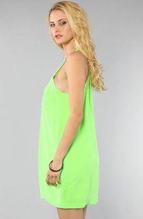 Leah McSweeney The Rebound Dress in Neon Green