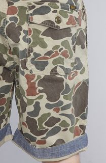 Obey The Troller Shorts in Camo Concrete