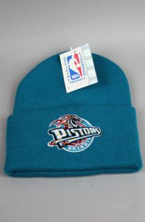 Vintage Deadstock Detroit Pistons BeanieTeal