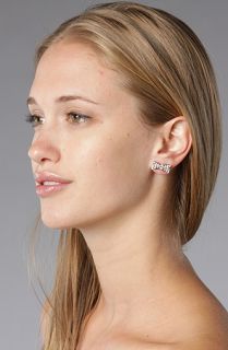 Betsey Johnson The Iconic Crystal Bow Stud Earring