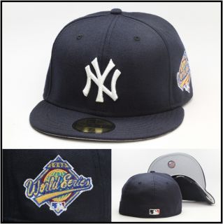 New Era New York Yankees Custom Fitted Hat 1996 World Series Side