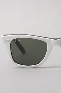 Ray Ban The 50mm Original Wayfarer Sunglasses in White Black