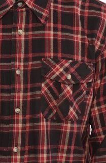 Pendleton The Kingston Buttondown Shirt in Black Red