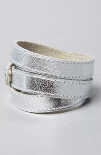  boutique the leather wrap bracelet in silver sale $ 5 95 $ 12 00 50 %