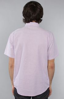 Know1edge The Cooke 2 SS Buttondown Shirt in Purple Chambray