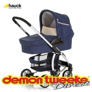 Hauck Malibu 2012 Travel System in Navy Inc Stroller Carrycot Car Seat
