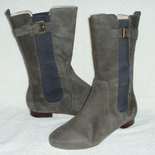Womens Farylrobin Lottie Chelsea Ankle Boots Grey Suede Sz 10 0 New $