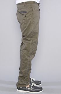 ORISUE The Clyde Pants in Olive Concrete