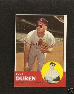  1963 Topps 17 Ryne Duren EX MT
