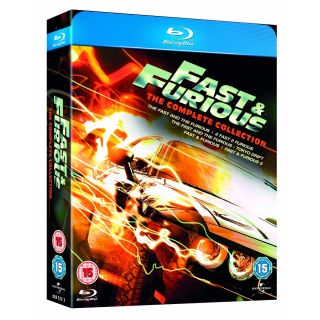 New Fast and Furious Blu Ray Movie Collection 1 5 Complete Box Set 1 2