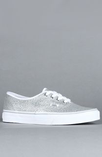 Vans Footwear The Authentic Sneaker in Silver Glitter