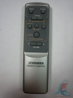  Fisher Audio System Remote Control for CD Player Stereo System
