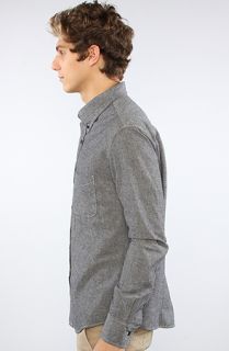 Crate The Benchmark Buttondown Shirt in Black Chambray