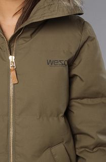 WeSC The Amba Jacket in Ivy Green Concrete