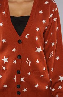 Joyrich The Joy Star Cardigan in Red Concrete