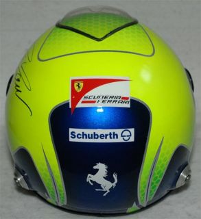 Felipe Massa Signed Autographed F1 Replica F1 Helmet