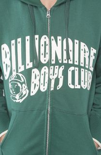 Billionaire Boys Club The Astronaut Full Zip Hoody in Dartmouth Green