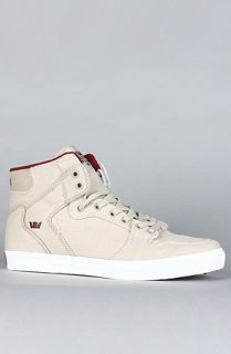 SUPRA The Vaider Sneaker in Khaki Twill