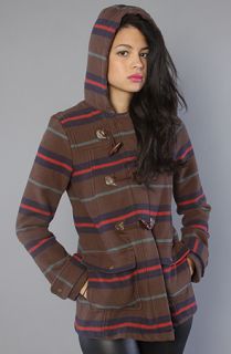 Obey The Paddington Jacket in Brown Concrete