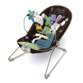 Fisher Price Baby Vibrate Bouncer Butterfly Bunny New
